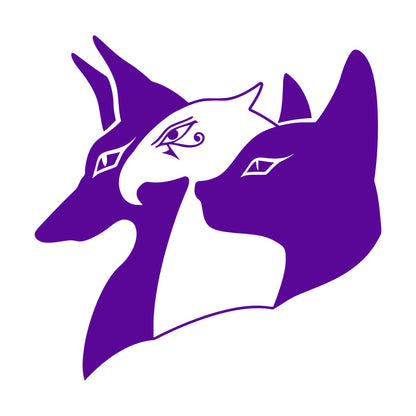 Engraving Decals Ancient Egypt Egyptian Gods Anubis Horus Bastet Easy Installation