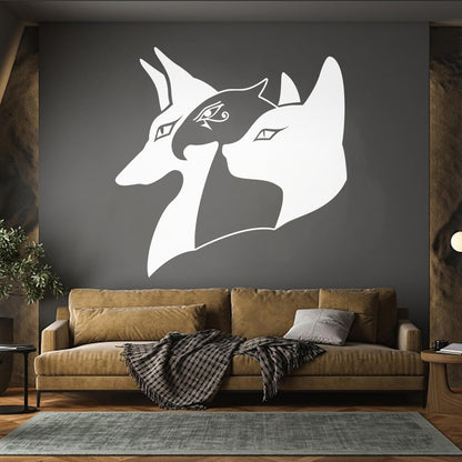 Engraving Decals Ancient Egypt Egyptian Gods Anubis Horus Bastet Easy Installation