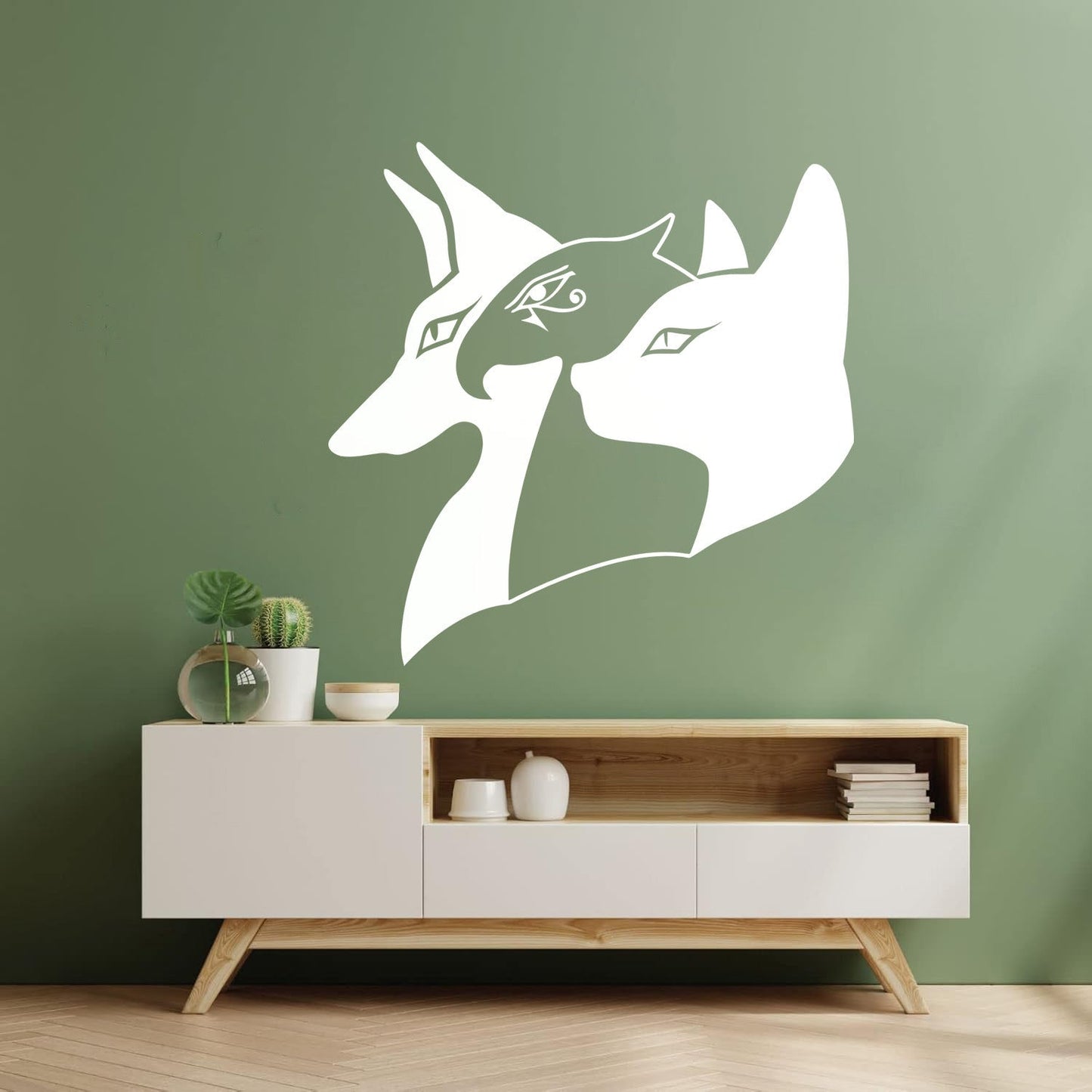 Engraving Decals Ancient Egypt Egyptian Gods Anubis Horus Bastet Easy Installation