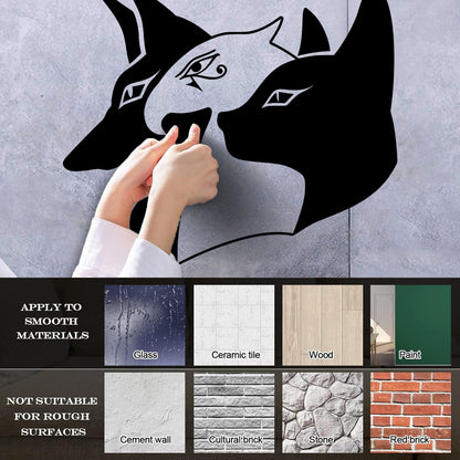 Engraving Decals Ancient Egypt Egyptian Gods Anubis Horus Bastet Easy Installation