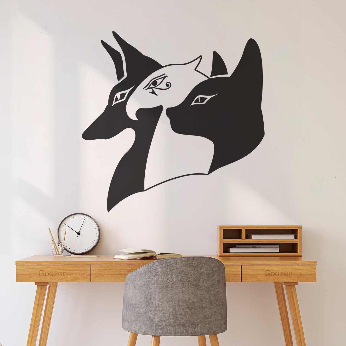 Engraving Decals Ancient Egypt Egyptian Gods Anubis Horus Bastet Easy Installation