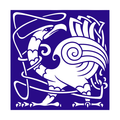 Abstract Birds Eagle Celtic Style Lettering Stickers Personalized Customization