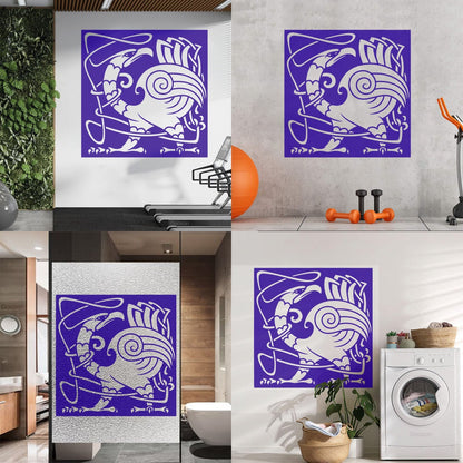 Abstract Birds Eagle Celtic Style Lettering Stickers Personalized Customization