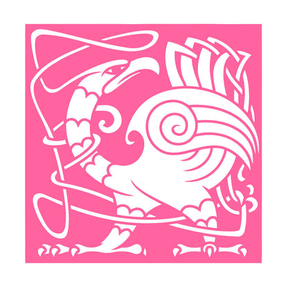 Abstract Birds Eagle Celtic Style Lettering Stickers Personalized Customization