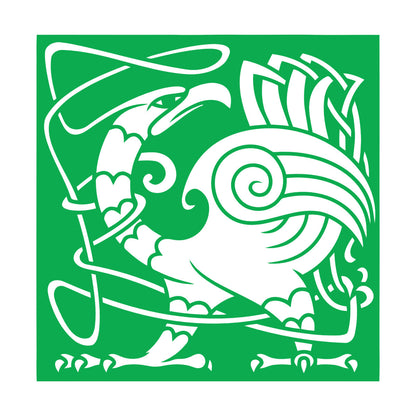 Abstract Birds Eagle Celtic Style Lettering Stickers Personalized Customization