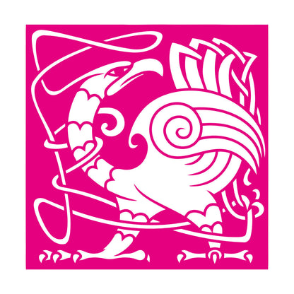 Abstract Birds Eagle Celtic Style Lettering Stickers Personalized Customization