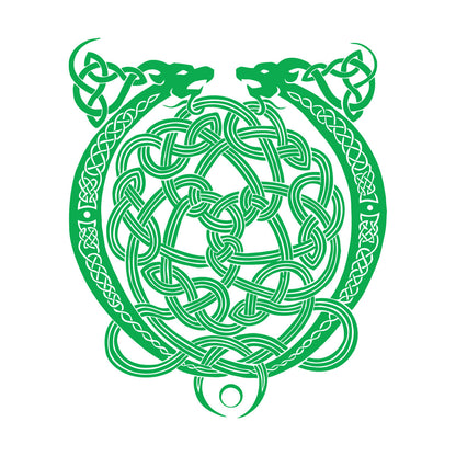 Wall Decals Celtic Cross Ornament Dragon Ireland Irish Pattern Wall Beautification