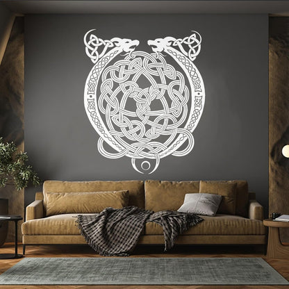 Wall Decals Celtic Cross Ornament Dragon Ireland Irish Pattern Wall Beautification