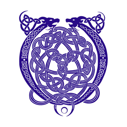 Wall Decals Celtic Cross Ornament Dragon Ireland Irish Pattern Wall Beautification