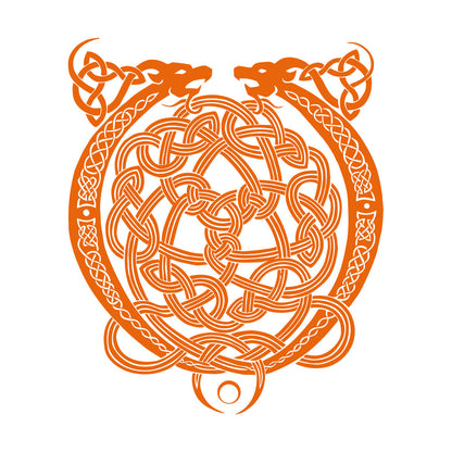 Wall Decals Celtic Cross Ornament Dragon Ireland Irish Pattern Wall Beautification