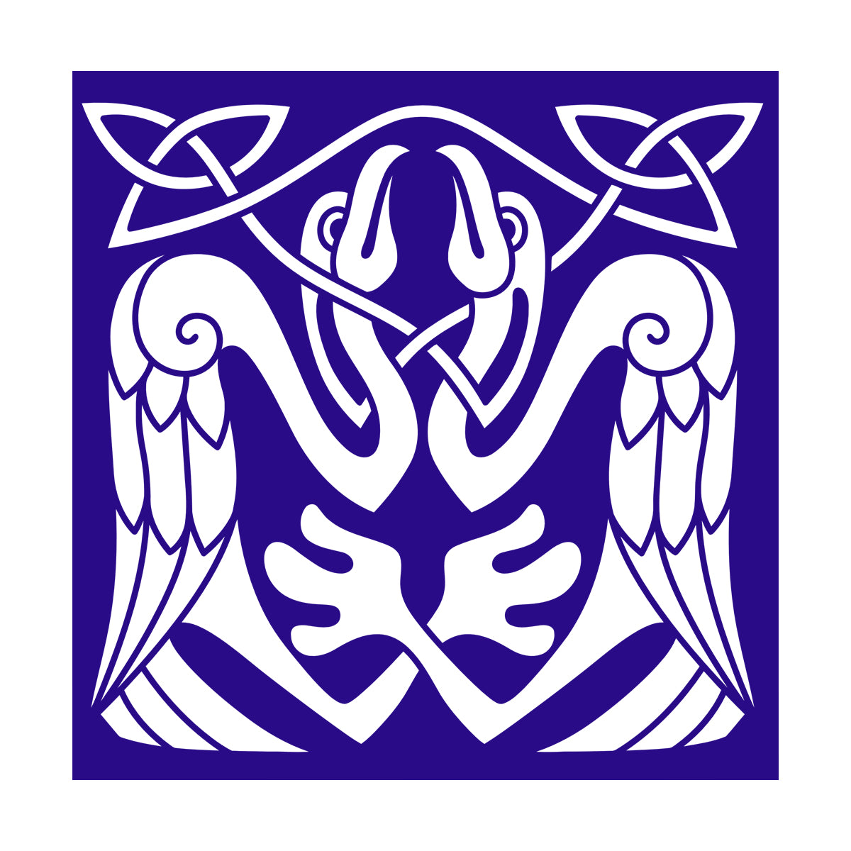 Abstract Birds Eagle Celtic Style Wall Stickers Paster Paper Store Decoration