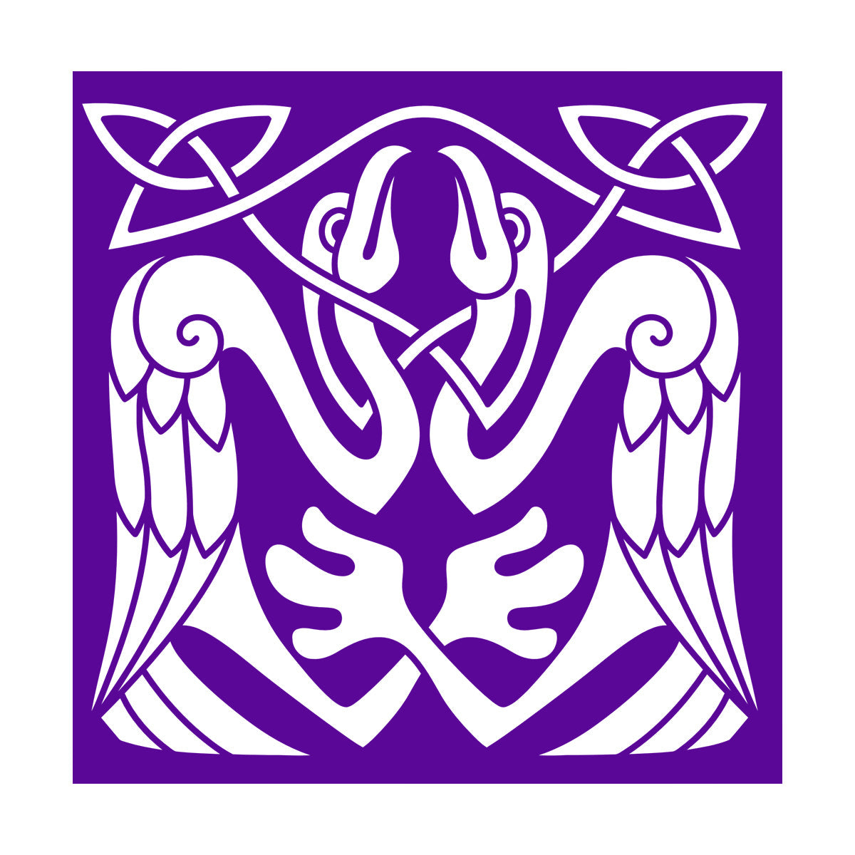 Abstract Birds Eagle Celtic Style Wall Stickers Paster Paper Store Decoration