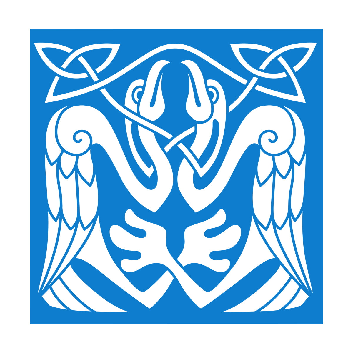 Abstract Birds Eagle Celtic Style Wall Stickers Paster Paper Store Decoration