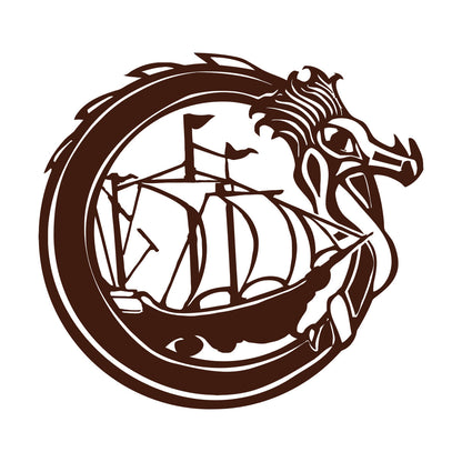 Wall Decals Celtic Dragon Viking Ship Boat Sail Sailor Personalized Customization