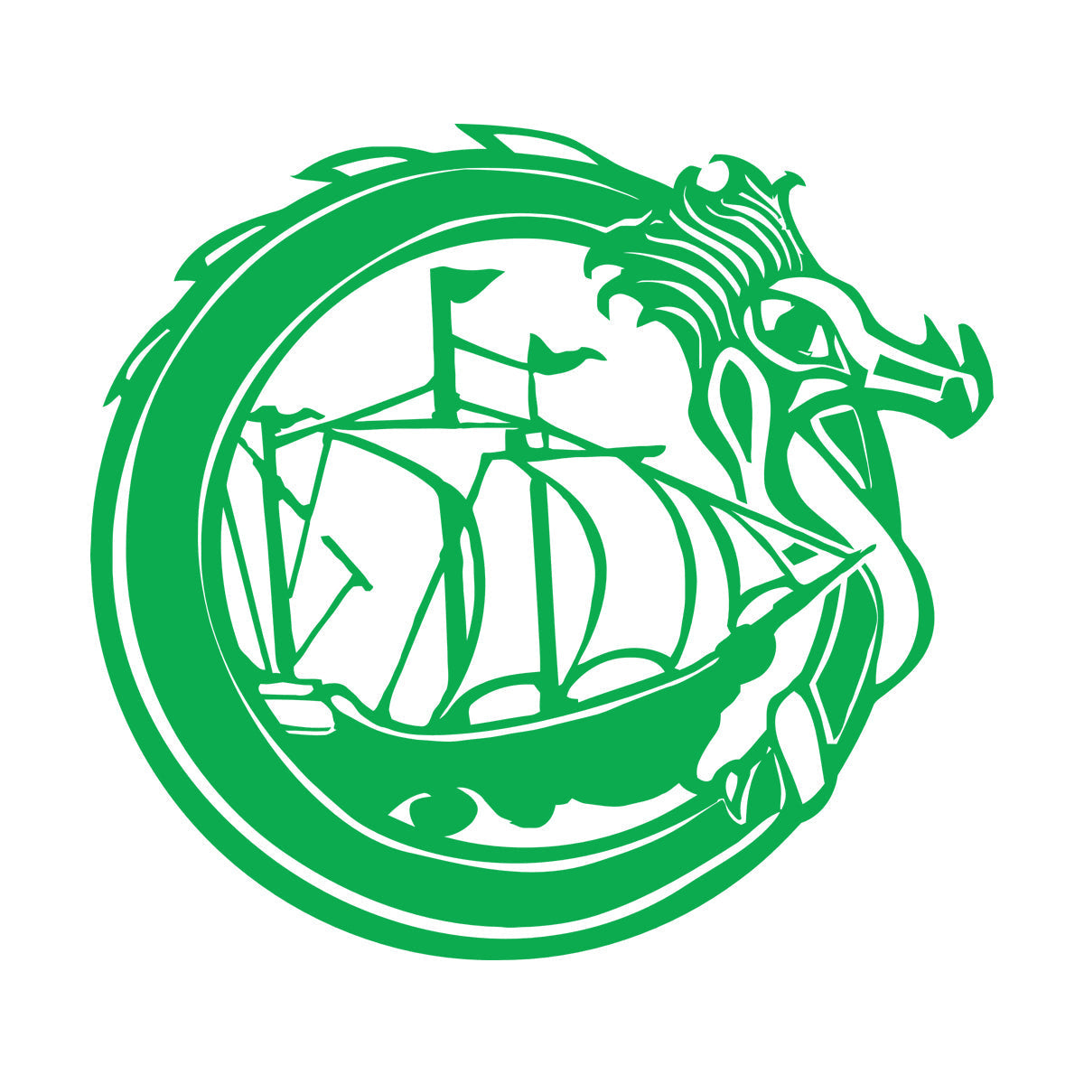 Wall Decals Celtic Dragon Viking Ship Boat Sail Sailor Personalized Customization