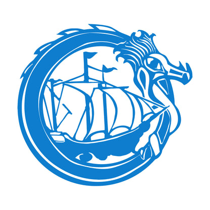 Wall Decals Celtic Dragon Viking Ship Boat Sail Sailor Personalized Customization