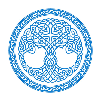 Wall Stickers Paster Paper Celtic Ornament Circle Tree Of Life Symbol Car Body Decoration