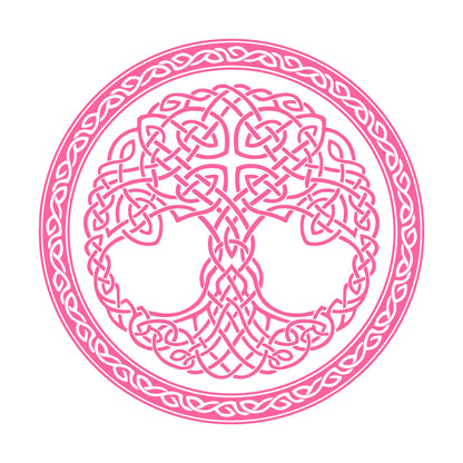 Wall Stickers Paster Paper Celtic Ornament Circle Tree Of Life Symbol Car Body Decoration