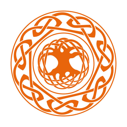Engraving Stickers Celtic Ornament Tree Of Life Ethnic Style Self Adhesive