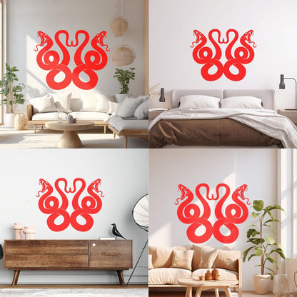 Mural And Wall Vinyl Decal Celtic Snake Ornament Animals Personalized Customization