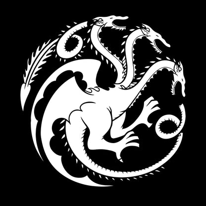 Wall Stickers Celtic Three Headed Dragon Ornament Car Body Decoration