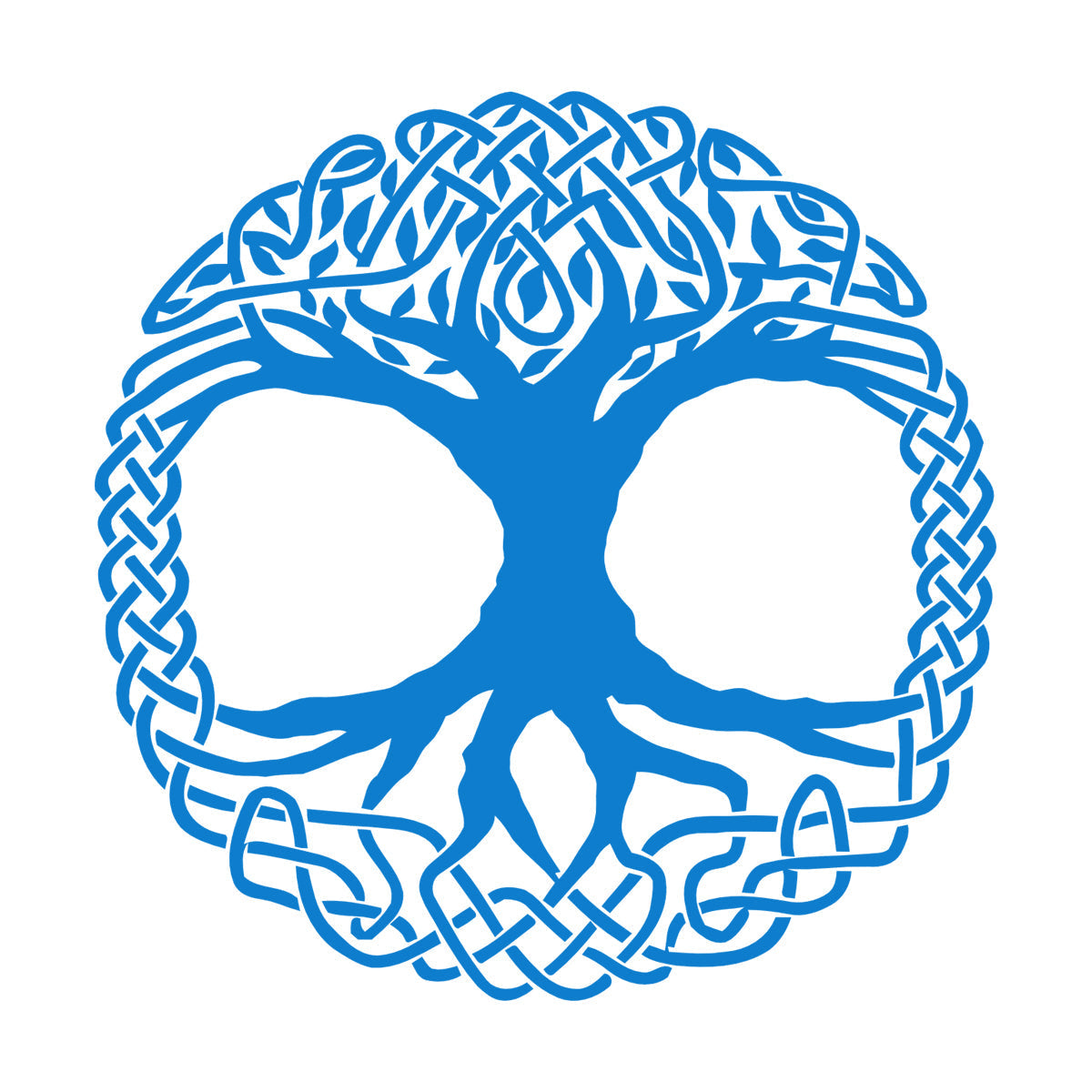 Fine Carving Decals Celtic Tree Ireland Ornament Irish Window Decals