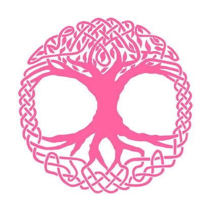 Fine Carving Decals Celtic Tree Ireland Ornament Irish Window Decals