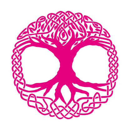 Fine Carving Decals Celtic Tree Ireland Ornament Irish Window Decals