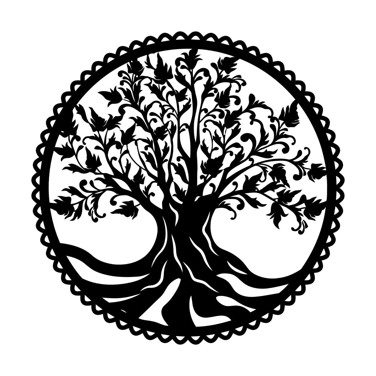Vinyl Art Sticker Celtic Tree Of Life Natural Symbol Family Talisman Glass Stickers