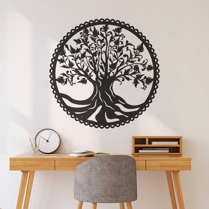 Vinyl Art Sticker Celtic Tree Of Life Natural Symbol Family Talisman Glass Stickers