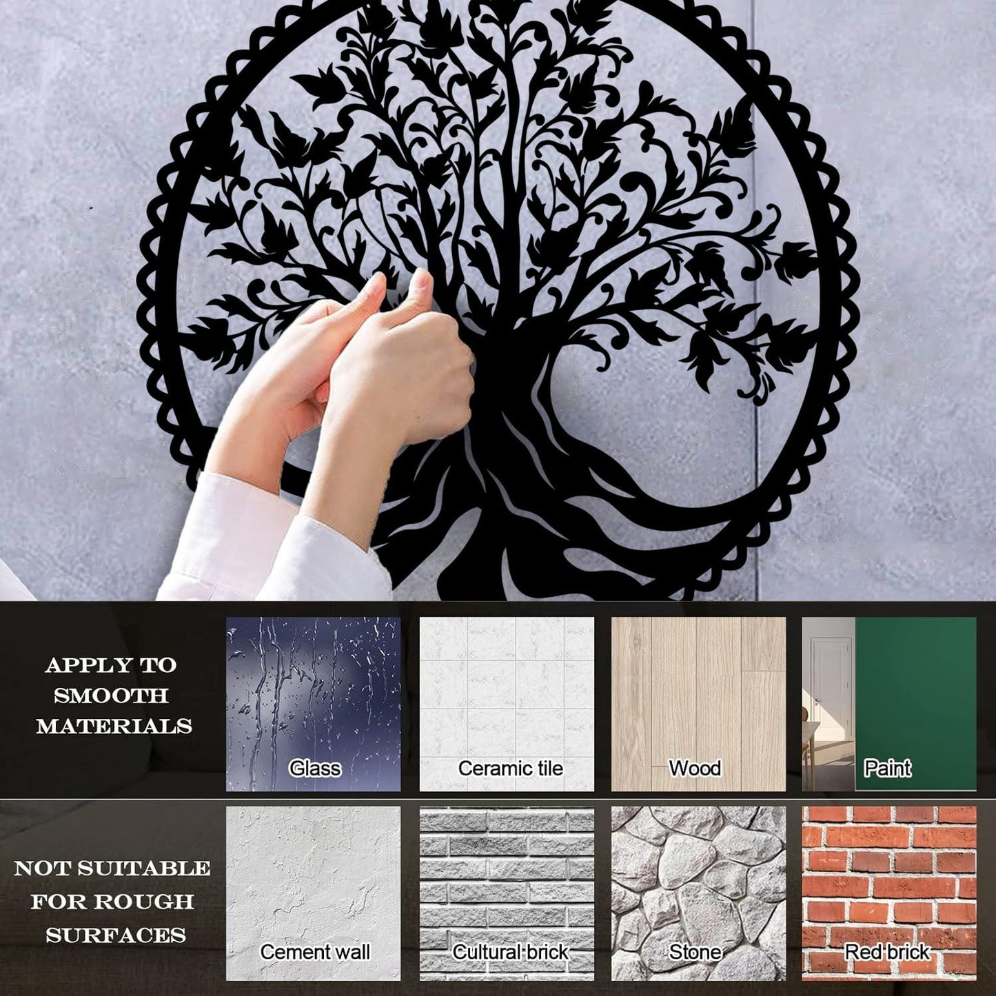 Vinyl Art Sticker Celtic Tree Of Life Natural Symbol Family Talisman Glass Stickers