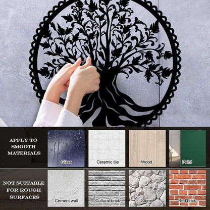 Vinyl Art Sticker Celtic Tree Of Life Natural Symbol Family Talisman Glass Stickers