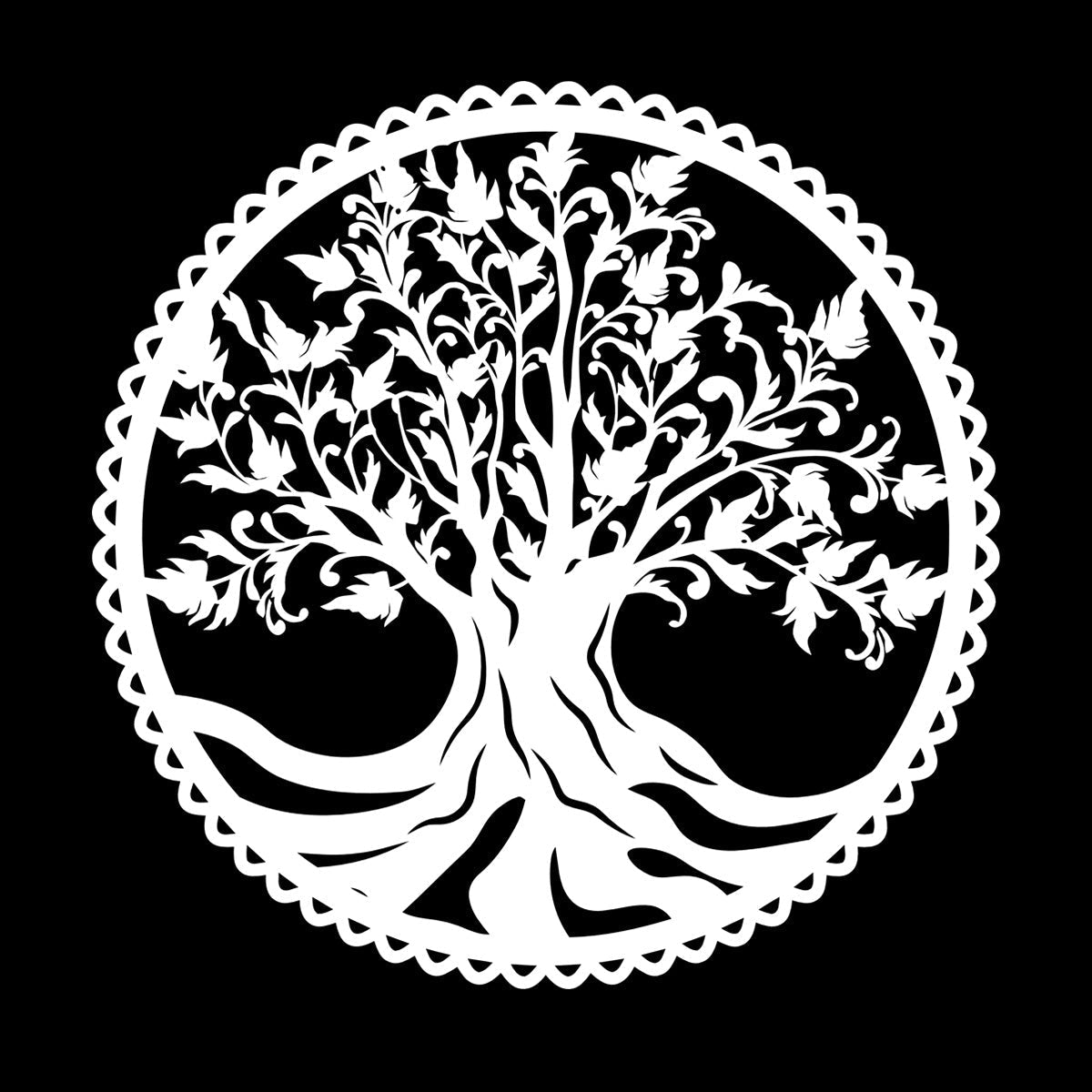 Vinyl Art Sticker Celtic Tree Of Life Natural Symbol Family Talisman Glass Stickers