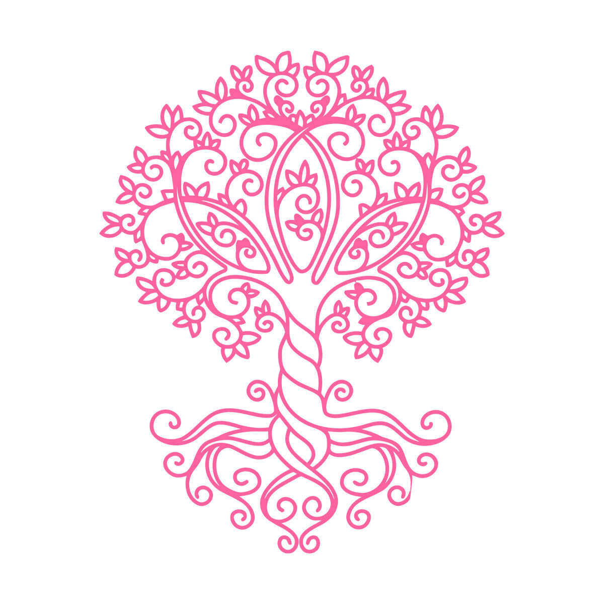 Engraving Stickers Celtic Tree Of Life Ornament Natural Store Decoration