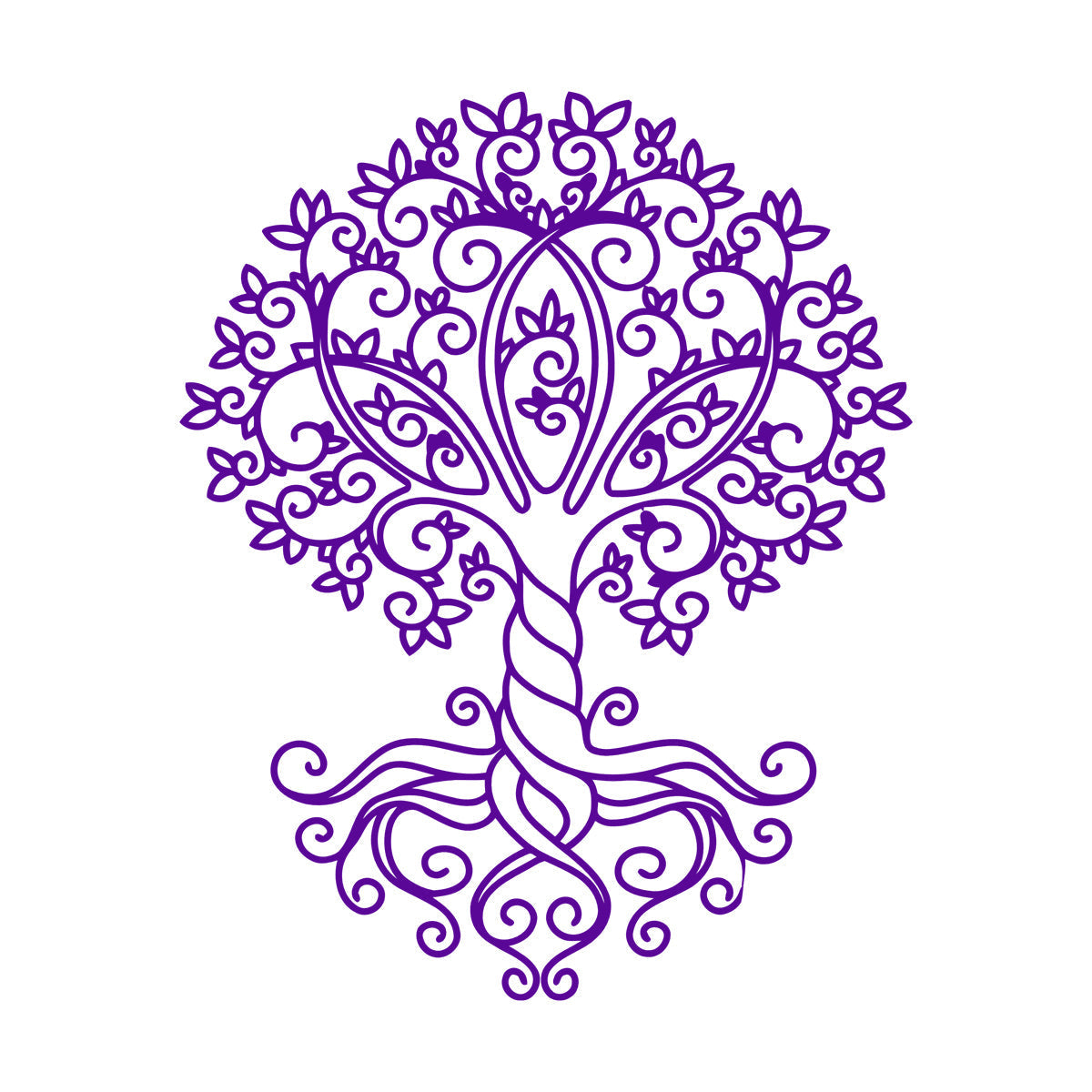 Engraving Stickers Celtic Tree Of Life Ornament Natural Store Decoration