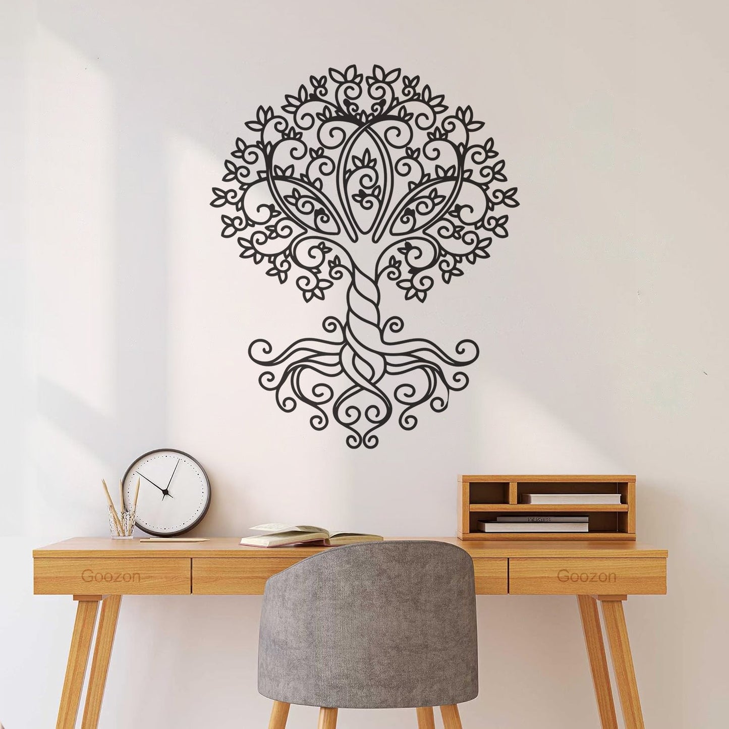 Engraving Stickers Celtic Tree Of Life Ornament Natural Store Decoration