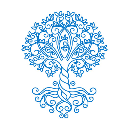 Engraving Stickers Celtic Tree Of Life Ornament Natural Store Decoration