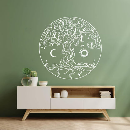 Lettering Decals Celtic Tree Of Life Symbol Natural Fairies Sun Moon Tattoo Culture