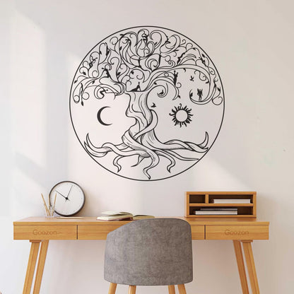 Lettering Decals Celtic Tree Of Life Symbol Natural Fairies Sun Moon Tattoo Culture