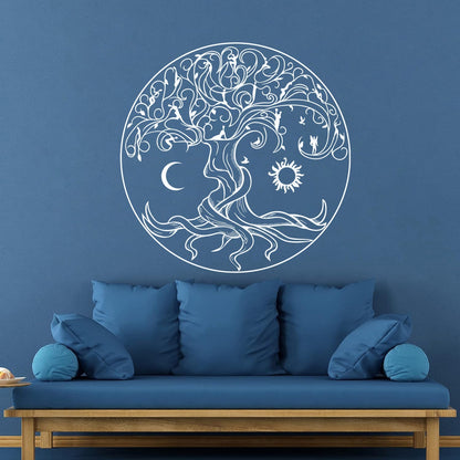 Lettering Decals Celtic Tree Of Life Symbol Natural Fairies Sun Moon Tattoo Culture