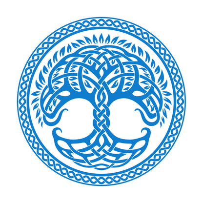 Circle Tree Of Life Family Celtic Ornament Wall Decals Pvc Removable Without Leaving Glue