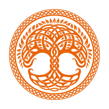 Circle Tree Of Life Family Celtic Ornament Wall Decals Pvc Removable Without Leaving Glue