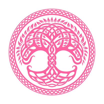 Circle Tree Of Life Family Celtic Ornament Wall Decals Pvc Removable Without Leaving Glue