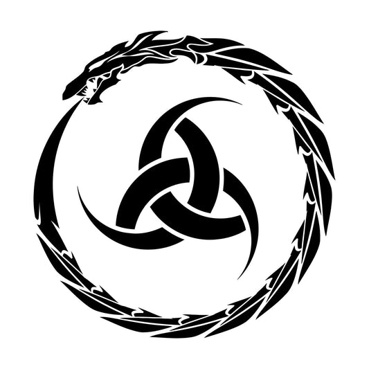 Vinyl Wall Stickers Celtic Dragon Irish Infinity Circle Ireland Room Multi Color Selection