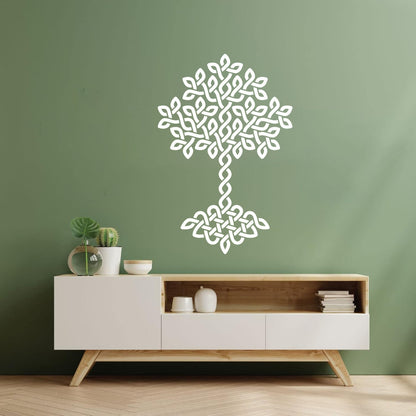 Wall Vinyl Sticker Decor Natural Celtic Tree Of Life Ornament Symbol It Won'T Fall Off