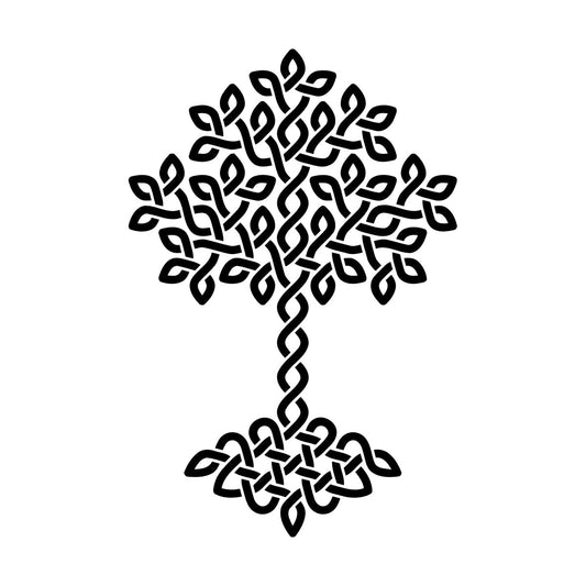 Wall Vinyl Sticker Decor Natural Celtic Tree Of Life Ornament Symbol It Won'T Fall Off
