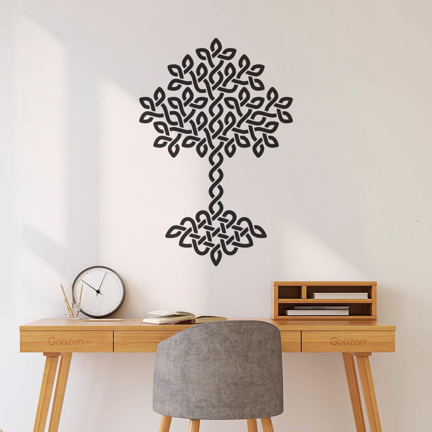 Wall Vinyl Sticker Decor Natural Celtic Tree Of Life Ornament Symbol It Won'T Fall Off