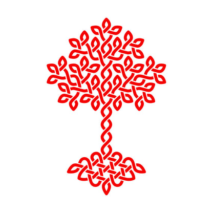 Wall Vinyl Sticker Decor Natural Celtic Tree Of Life Ornament Symbol It Won'T Fall Off