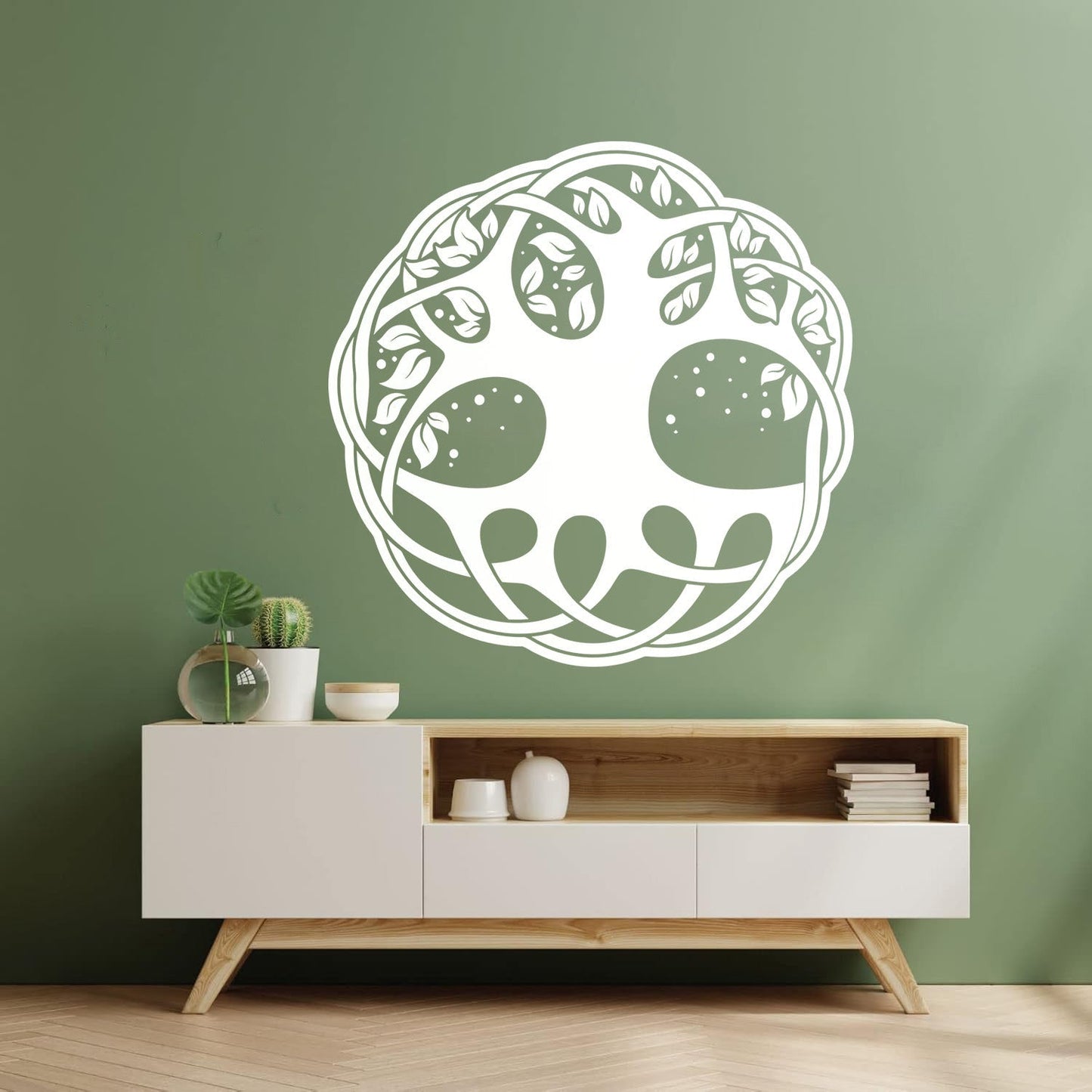 Romantic Celtic Symbol Tree Of Life Wall Stickers Can Modify And Add Information