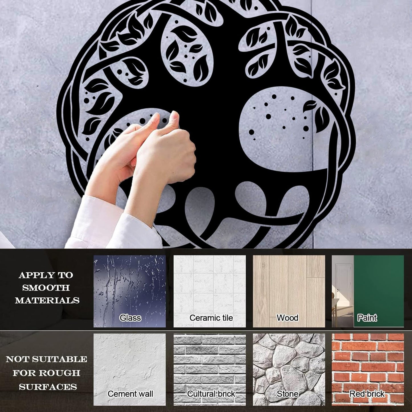 Romantic Celtic Symbol Tree Of Life Wall Stickers Can Modify And Add Information